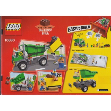 LEGO JUNIORS EASY TO BUILT 10680 GARBAGE TRUCK
