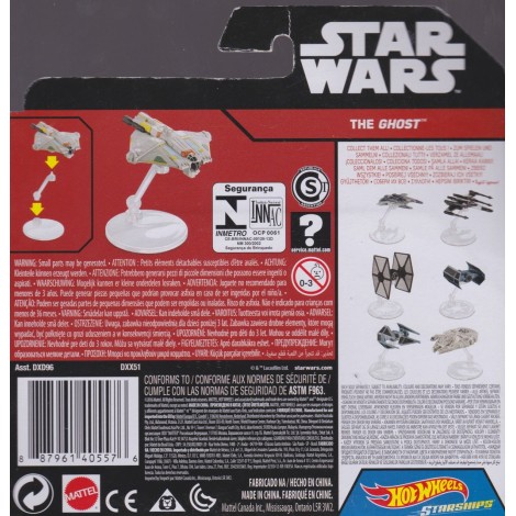 HOT WHEELS STAR WARS STARSHIP THE GHOST Mattel DXX51