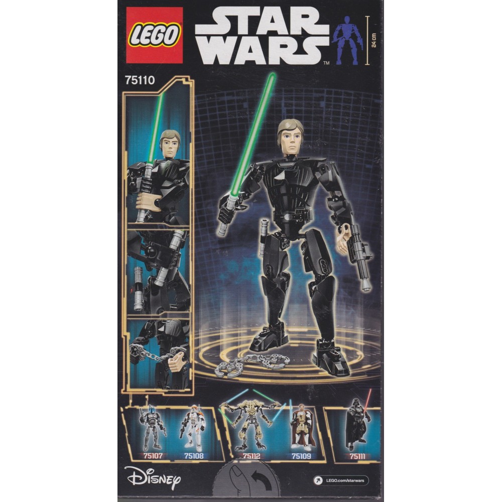 LEGO STAR WARS LUKE SKYWALKER BUILDABLE FIGURE