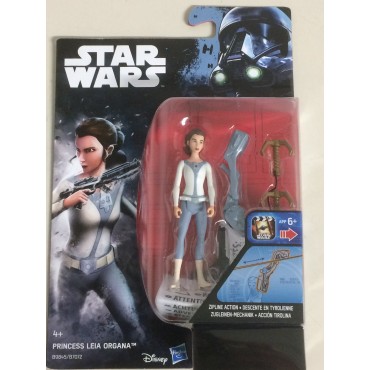 STAR WARS ACTION FIGURE  3.75 " - 9 cm  PRINCESS LEIA ORGANA ( YOUNG from rebels animated serie ) hasbro B9845