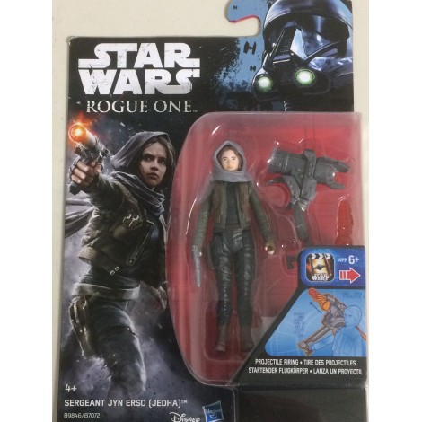 STAR WARS ACTION FIGURE  3.75 " - 9 cm SERGEANT JYN ERSO ( JEDHA )  hasbro B9846