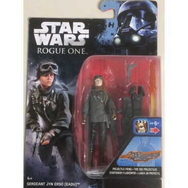 STAR WARS ACTION FIGURE  3.75 " - 9 cm SERGEANT JYN ERSO ( EADU )hasbro B7275