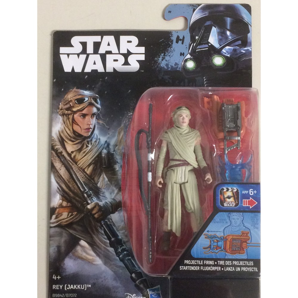 STAR WARS ACTION FIGURE  3.75 " - 9 cm REY ( JAKKU ) hasbro B9842