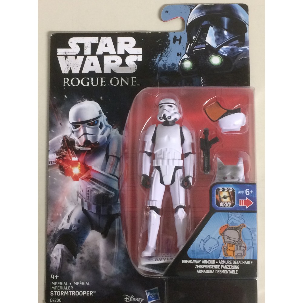 STAR WARS ACTION FIGURE  3.75 " - 9 cm IMPERIAL STORMTROOPER hasbro B7280