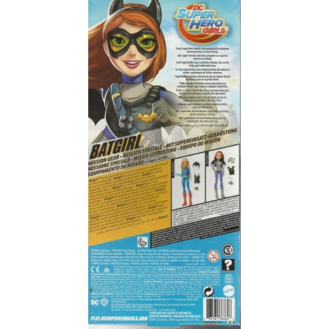 DC SUPER HERO GIRLS BATGIRL MISSION GEAR DVG24 mattel