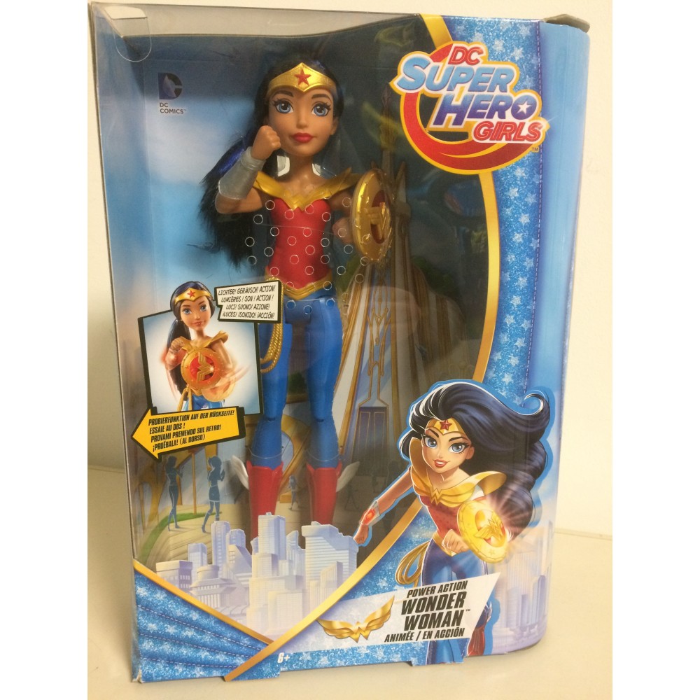 DC SUPER HERO GIRLS POWER ACTION WONDER WOMAN DTR13 Mattel