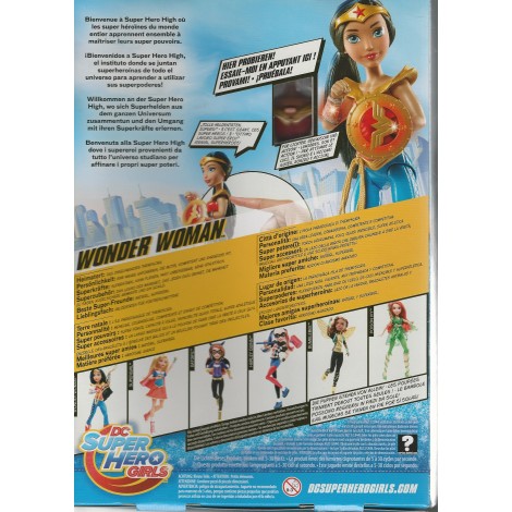 DC SUPER HERO GIRLS POWER ACTION WONDER WOMAN DTR13 Mattel