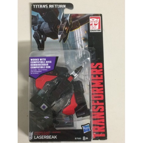 TRANSFORMERS ACTION FIGURE 3.75" - 9 cm  TITAN RETURN LASERBEAK  Hasbro B7585