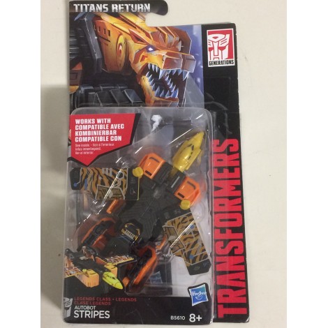 TRANSFORMERS ACTION FIGURE 3.75" - 9 cm  TITANS RETURN AUTOBOT STRIPES  Hasbro C5610