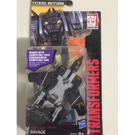 TRANSFORMERS ACTION FIGURE 3.75" - 9 cm  TITANS RETURN RAVAGE Hasbro B7022