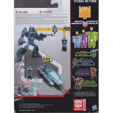 TRANSFORMERS ACTION FIGURE 5.5 " - 15 cm HYPERFIRE & BLURR asbro B7026 GENERATIONS - TITANS RETURNS DELUXE CLASS