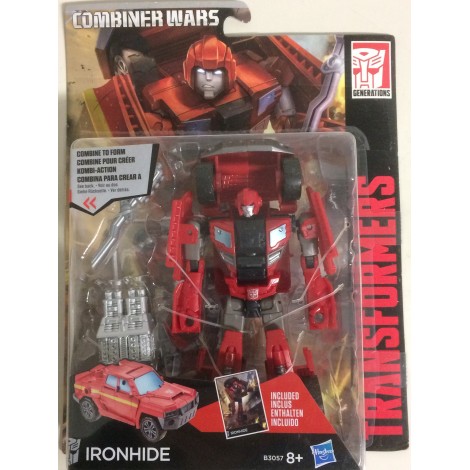 TRANSFORMERS ACTION FIGURE 5.5 " - 15 cm IRONHIDE Hasbro B3057 GENERATIONS - COMBINER WAR DELUXE CLASS