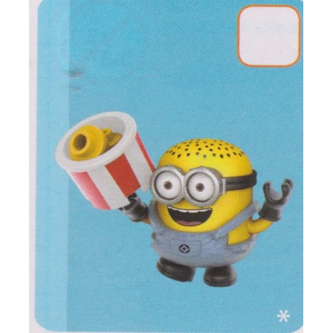 MEGA BLOKS FIGURE DESPECABLE ME - MINIONS SERIE 5 03 WITH BUCKETOF POPCORN