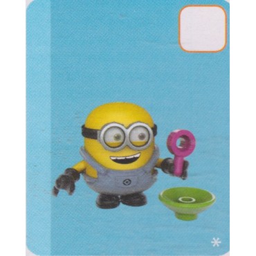 MEGA BLOKS FIGURE DESPECABLE ME - MINIONS SERIE 5 03 WITH BUCKETOF POPCORN