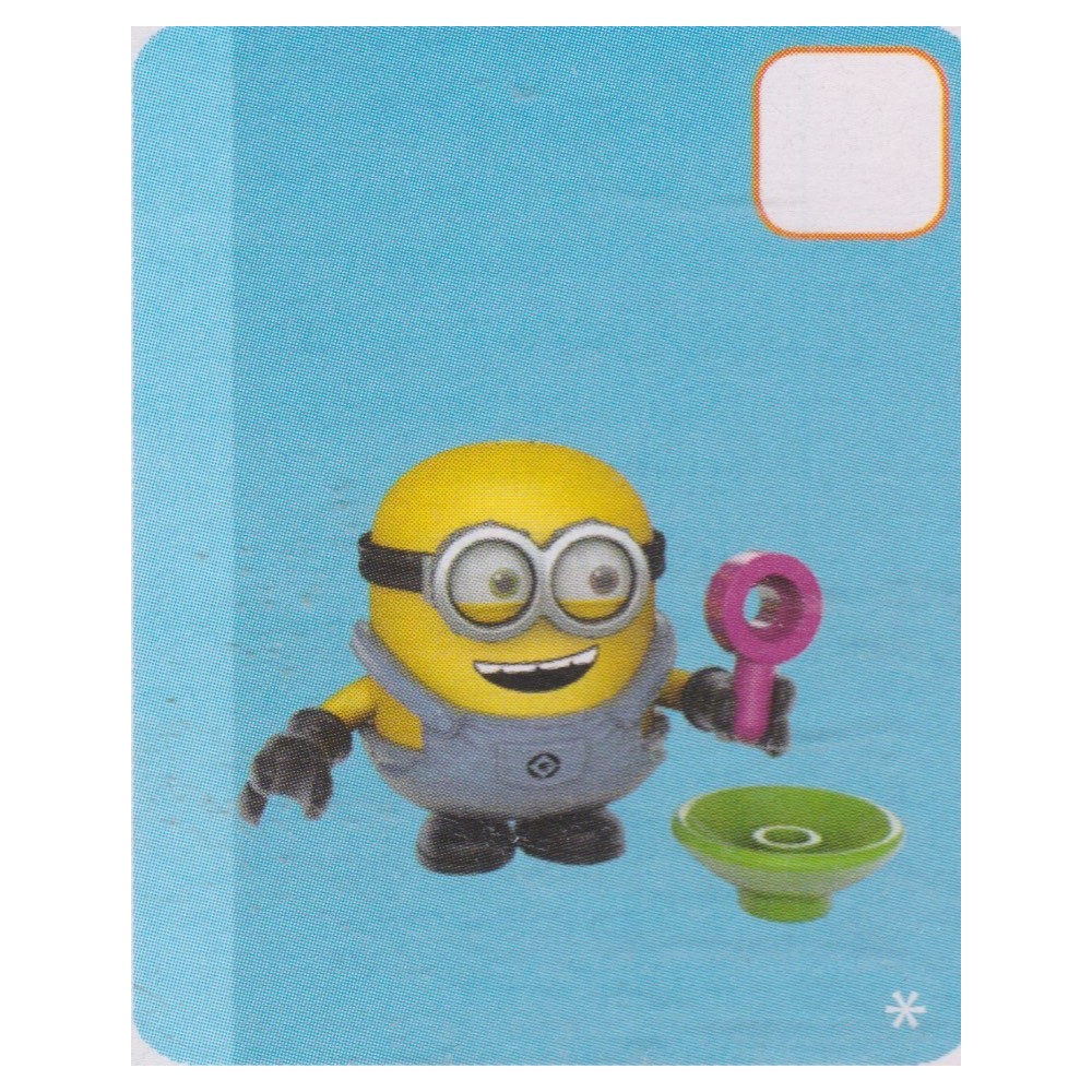 MEGA BLOKS FIGURE DESPECABLE ME - MINIONS SERIE 5 03 WITH BUCKETOF POPCORN