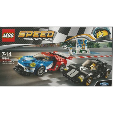 LEGO SPEED CHAMPIONS 75881 2016 FORD GT &  1966 FORD GT 40