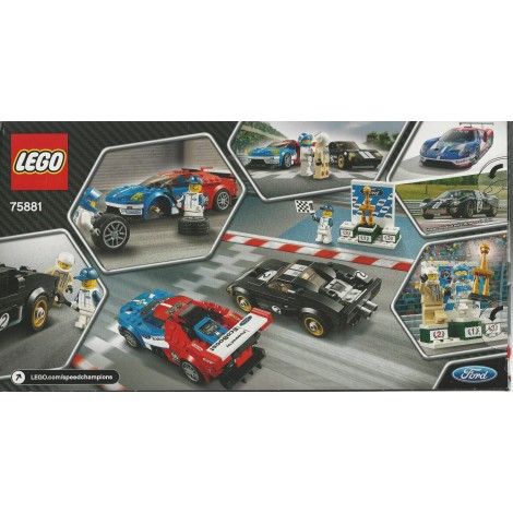 LEGO SPEED CHAMPIONS 75881 2016 FORD GT &  1966 FORD GT 40
