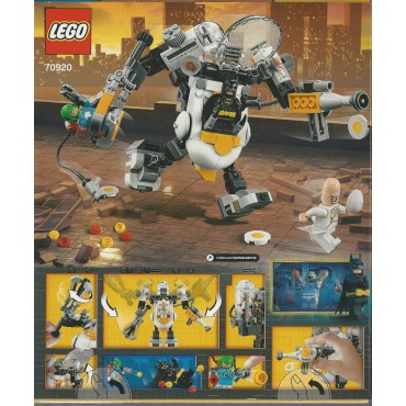 LEGO SUPER HEROES BATMAN THE MOVIE 70920 EGGHEAD BATTAGLIA A COLPI DI CIBO CON IL MECH