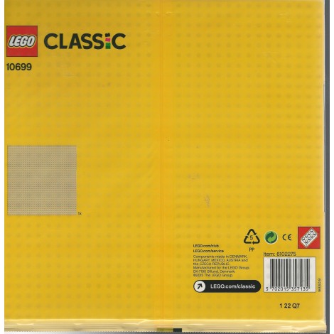 LEGO CLASSIC 10699 32 x 32 SAND BASEPLATTE