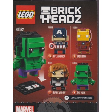 LEGO BRICKHEADZ 41592 HULK Marvel