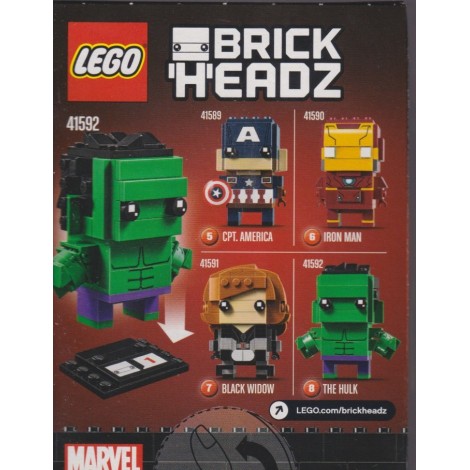 LEGO BRICKHEADZ 41592 HULK Marvel