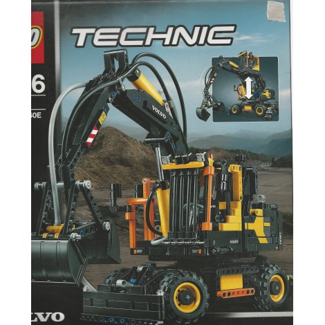 LEGO TECHNIC 42053 scatola danneggiata RUSPA VOLVO EW160E -