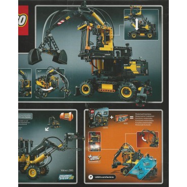 LEGO TECHNIC 42053 damaged box  VOLVO EW160E -