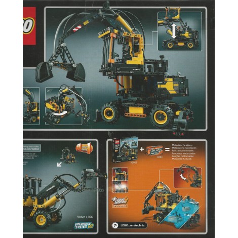 LEGO TECHNIC 42053 damaged box  VOLVO EW160E -