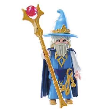 PLAYMOBIL FI?URES  9241 SERIE 12  BLUE WIZARD