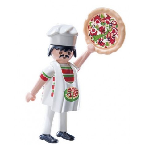 PLAYMOBIL FI?URES  9241 SERIE 12  PIZZA BAKER