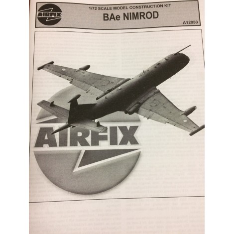 plastic model kit scale 1 : 72 AIRFIX A12050 BAe NIMROD   new in open and damaged box