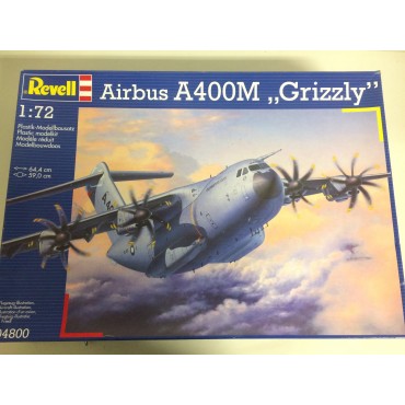 modellino in plastica REVELL AIRBUS A400M GRIZZLY  scala 1: 72 nuovo in scatola danneggiata ed aperta