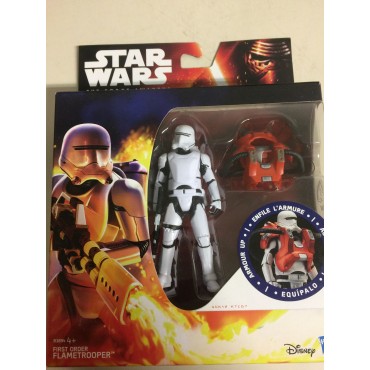 STAR WARS ACTION FIGURE  3.75 " - 9 cm ARMOUR UP FIRST ORDER FLAMETROOPER hasbro B3894