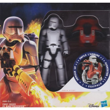 STAR WARS ACTION FIGURE  3.75 " - 9 cm ARMOUR UP FIRST ORDER FLAMETROOPER hasbro B3894