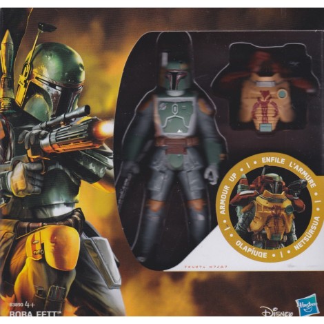 STAR WARS ACTION FIGURE  3.75 " - 9 cm ARMOUR UP BOBA FETT hasbro B3890