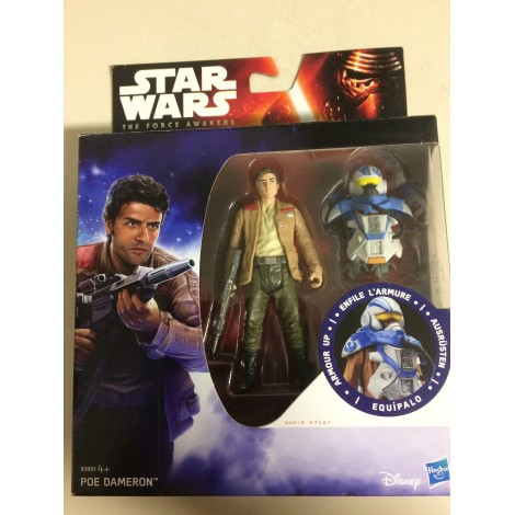 STAR WARS ACTION FIGURE  3.75 " - 9 cm ARMOUR UP POE DAMERON hasbro B3893