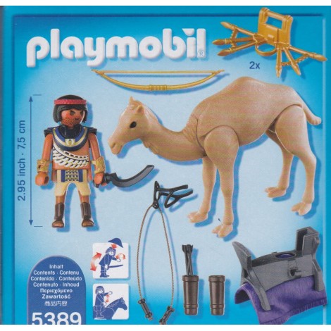 PLAYMOBIL HISTORY 5389 EGYPTIAN WARRIOR WITH CAMEL