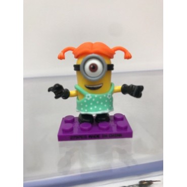 MEGA CONSTRUX FIGURE DESPECABLE ME - MINIONS SERIE 12 PIGTAIL GIRL FIGURE