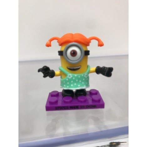 MEGA CONSTRUX FIGURE DESPECABLE ME - MINIONS SERIE 12 PIGTAIL GIRL FIGURE