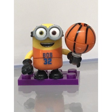 MEGA CONSTRUX FIGURE DESPECABLE ME - MINIONS SERIE 12 BASKETBALL BOB