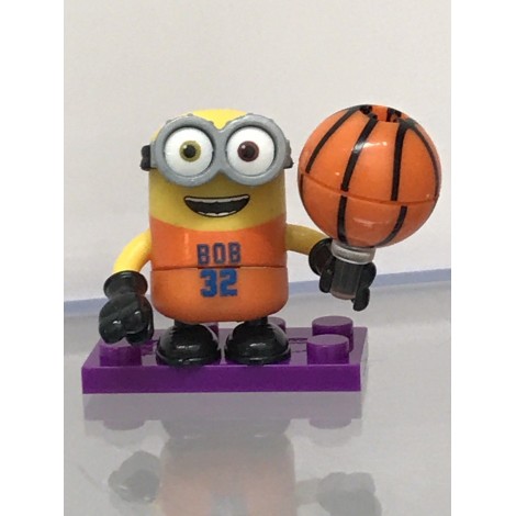 MEGA CONSTRUX FIGURE DESPECABLE ME - MINIONS SERIE 12 BASKETBALL BOB