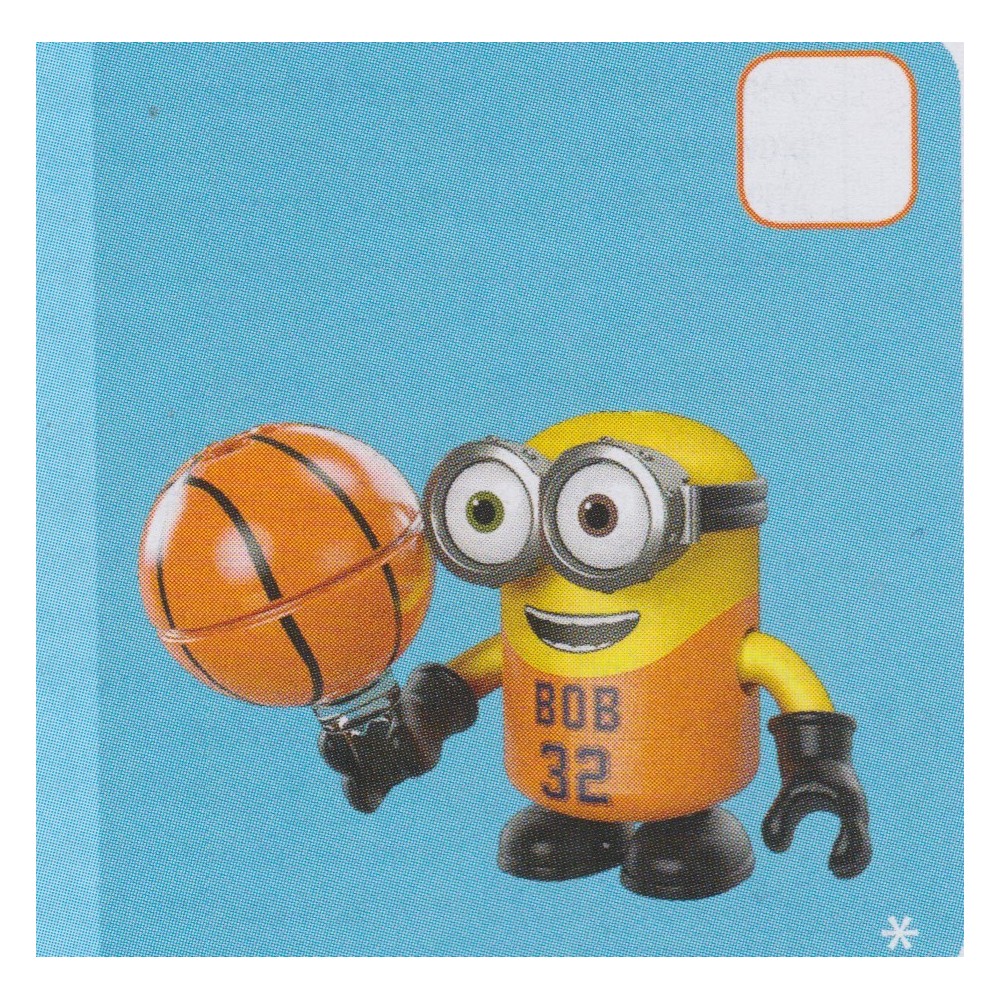 MEGA CONSTRUX FIGURE DESPECABLE ME - MINIONS SERIE 12 BASKETBALL BOB