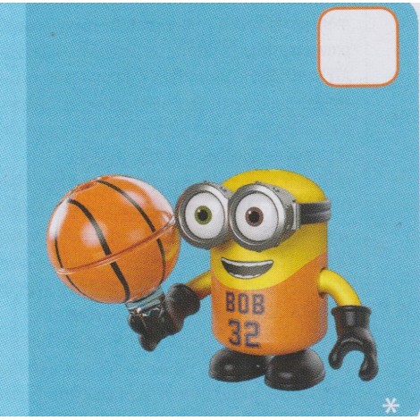 MEGA CONSTRUX FIGURE DESPECABLE ME - MINIONS SERIE 12 BASKETBALL BOB