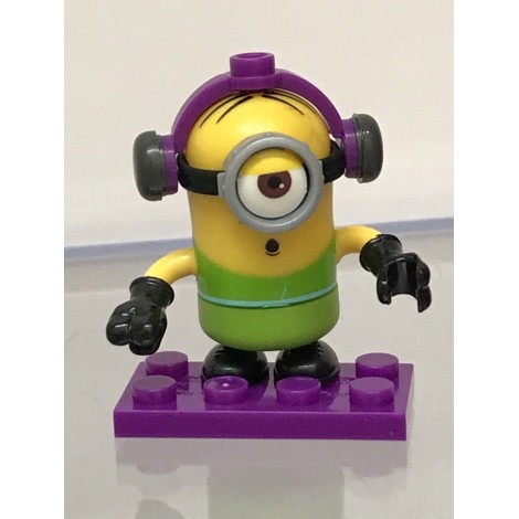 MEGA CONSTRUX FIGURE DESPECABLE ME - MINIONS SERIE 12 DJ HEARPHONES MINION