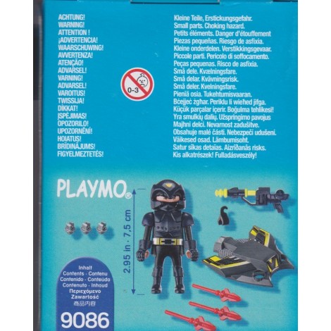 PLAYMOBIL SPECIAL PLUS 9086 GUERRIERO SPAZIALE CON JET