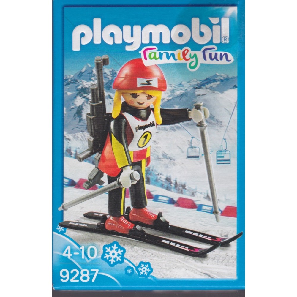 PLAYMOBIL FAMILY FUN  9287 FEMALE BIATHLETE