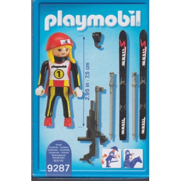 PLAYMOBIL FAMILY FUN  9287 CAMPIONESSA DI BIATHLON