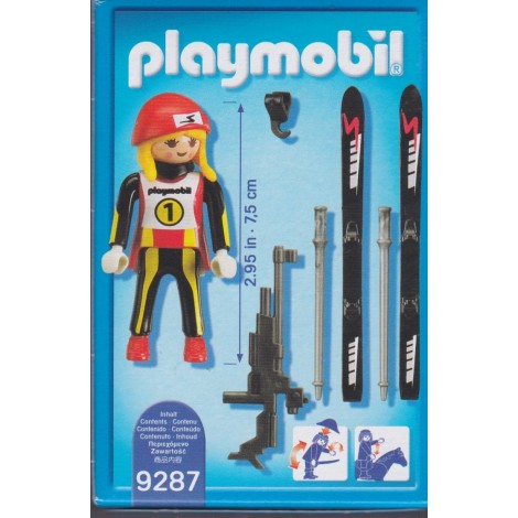 PLAYMOBIL FAMILY FUN  9287 CAMPIONESSA DI BIATHLON