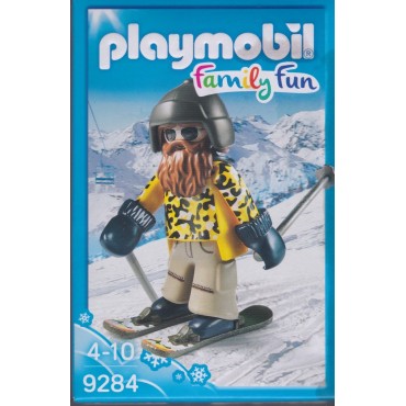 PLAYMOBIL FAMILY FUN  9284 SKIER WITH SNOWBLADES