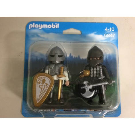 PLAYMOBIL  DUO PACK 6847 COPPIA DI CAVALIERI